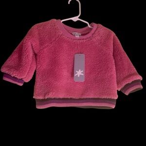 Splendid Pink and Purple Kids Fleece Sweatshirt
